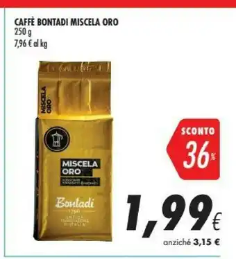 Coop Bontadi Caffè Miscela Oro offerta