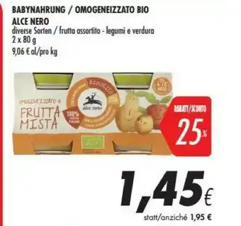 Alce Nero Omogeneizzati