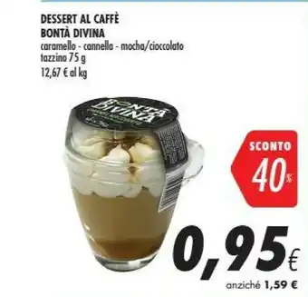 Coop Bontà divina Dessert Al Caffè offerta