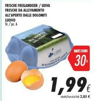 Coop Luovo Uova offerta