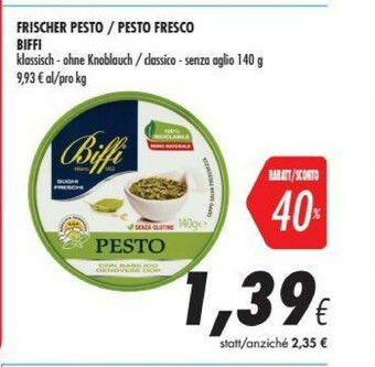 Coop Biffi Pesto offerta