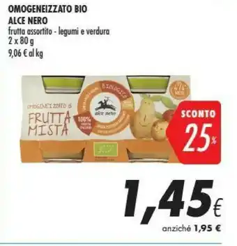Coop Alce Nero Alce Nero Omogeneizzato Bio offerta