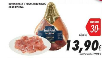 Coop Boschi Fratelli Prosciutto Crudo Gran Riserva offerta
