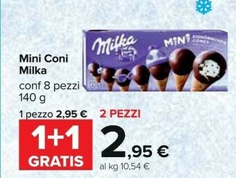 Carrefour Milka Mini Vaniglia 140 G(ml) offerta