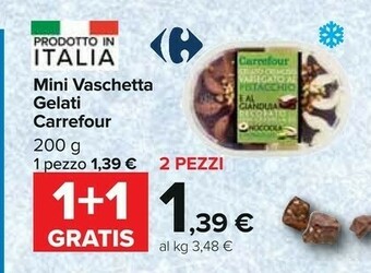 Carrefour Carrefour Mini Vaschetta Gelati 200 G offerta