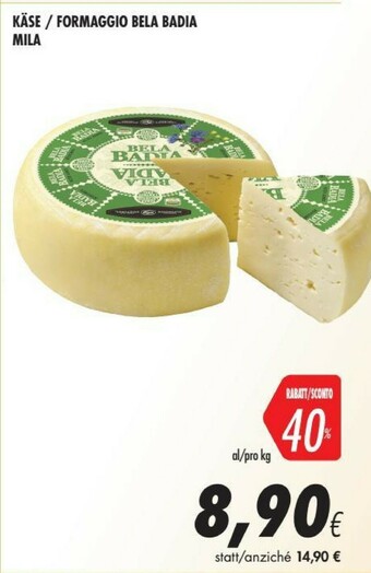 Coop Mila Formaggio offerta