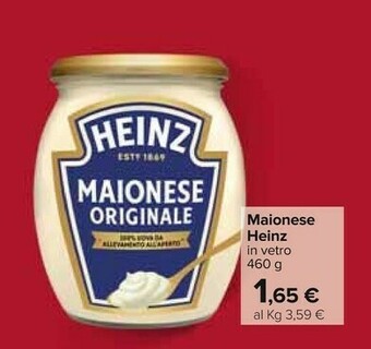 Carrefour Heinz Maionese offerta