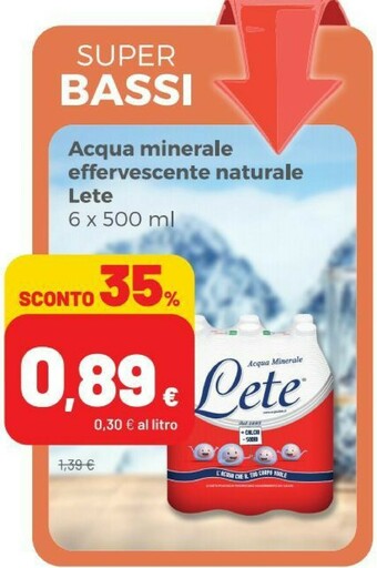 Coop Lete Acqua offerta
