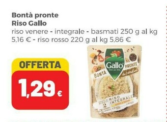 Coop Gallo Riso offerta