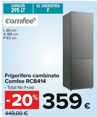 Carrefour Comfeè Frigoriferi offerta
