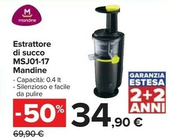 Carrefour Mandine Piccoli elettrodomestici offerta