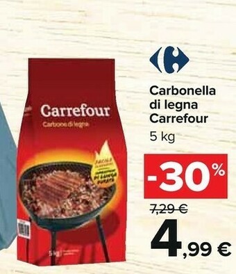 Carrefour Carrefour Carbonella Di Legna 5 Kg offerta