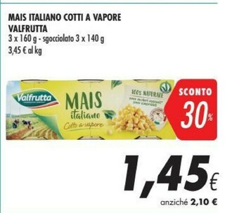 Coop Valfrutta Mais offerta