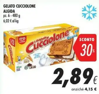 Coop Algida Gelato Cucciolone offerta