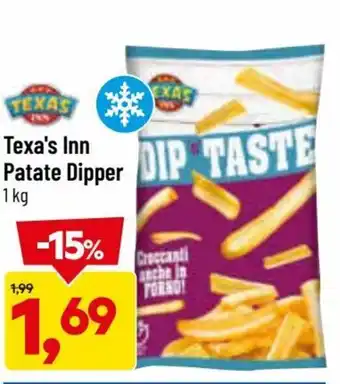 DPiù Texas Inn Patate Dipper 1 kg offerta