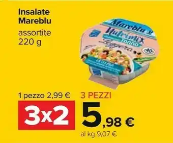 Carrefour Mareblu Insalate Nutrimix Con Tonno Leggera 220 G offerta