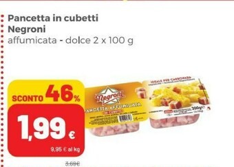 Coop Negroni Pancetta offerta