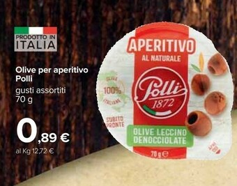 Carrefour Polli Olive Per Aperitivo Al Naturale 70 G offerta