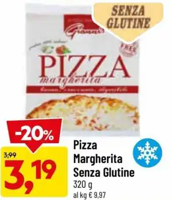 DPiù Pizza Margherita Senza Glutine 320 g offerta