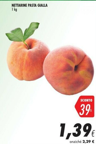 Coop Nettarine Pasta Gialla offerta