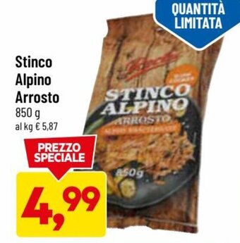 DPiù Stinco Alpino Arrosto 850 g offerta