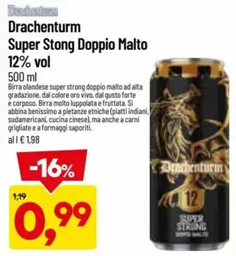Drachenturm Super Strong Doppio Malto 12% Vol 500 ml