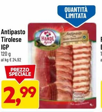 DPiù Antipasto Tirolese IGP 120 g offerta
