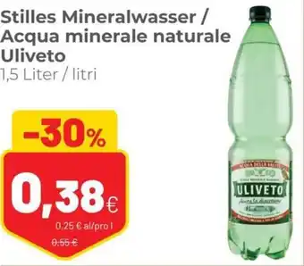 Coop Uliveto Stilles Mineralwasser/Acqua minerale naturale 1,5 liter/litri offerta