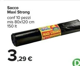 Carrefour Domopak Sacco Maxi Strong offerta