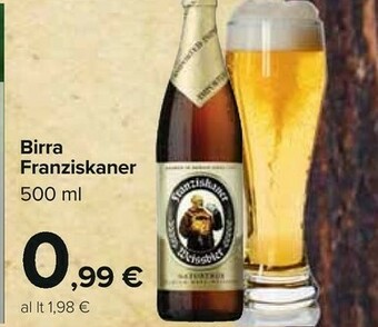Carrefour Franziskaner Birra 500 Ml offerta