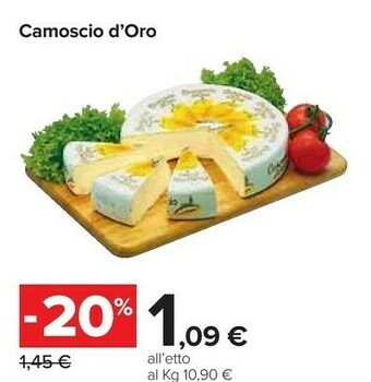 Carrefour Camoscio d'Oro Formaggio offerta