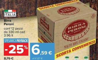 Carrefour Peroni Birra 330 G(ml) offerta