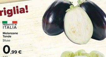 Carrefour Melanzane Tonde Sfuse offerta