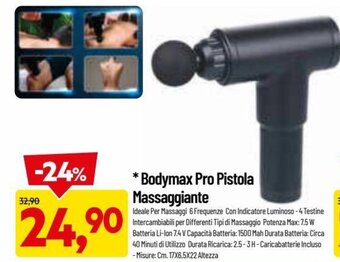 DPiù Bodymax Pro Pistola Massaggiante offerta