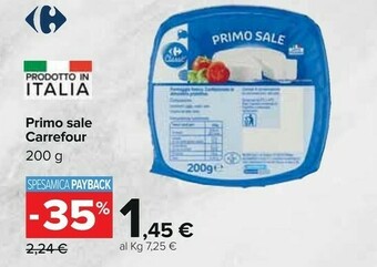 Carrefour Carrefour Primo Sale 200 G offerta