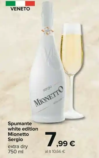 Carrefour Mionetto Spumante White Edition Extra Dry 750 Ml offerta