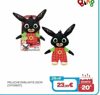 Bimbo Store Peluche parlante bing offerta