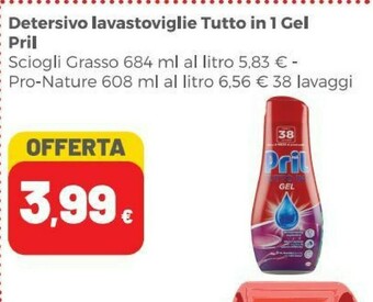 Coop Pril Detersivo lavastoviglie offerta