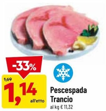 DPiù Pescespada Trancio offerta