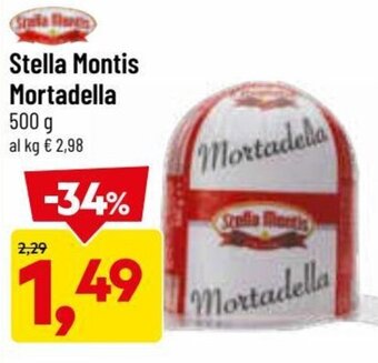 DPiù Stella Montis Mortadella 500 g offerta