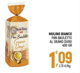 Ottimo Market Mulino Bianco Pan Bauletto al Grano Duro 400 gr offerta
