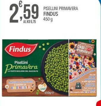 Iper Nonna Isa Findus Pisellini Primavera 450 g offerta