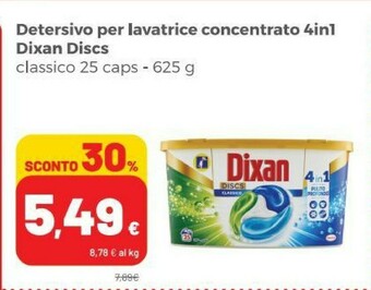 Coop Dixan Detersivo lavatrice offerta