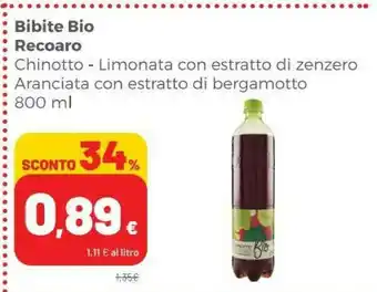 Coop Recoaro Bevande analcoliche offerta