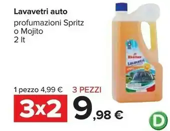 Carrefour Rhütten Lavavetri Profumo Spritz 2L Liquido offerta