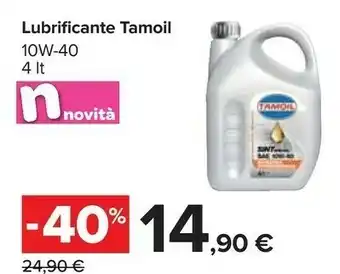 Carrefour Tamoil Lubrificante 10w-40 offerta