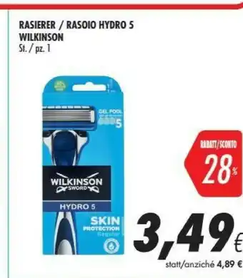 Coop Wilkinson sword Rasoio offerta