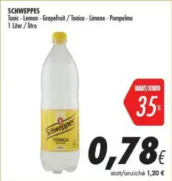 Coop Schweppes Bevande analcoliche offerta