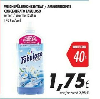 Coop Fabuloso Ammorbidente offerta
