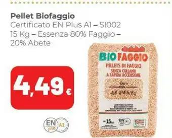 Coop Pellet Biofaggio Certificato En Plus A1- SI002 offerta